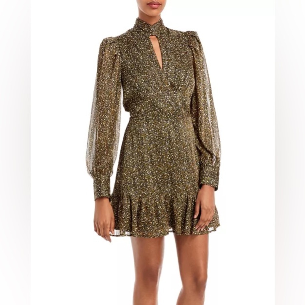 Aqua Bloomingdales Pebble Print Keyhole Dress - 100% Exclusive
